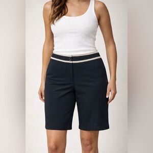 HGB Golf High Rise Bermuda Athletic Shorts